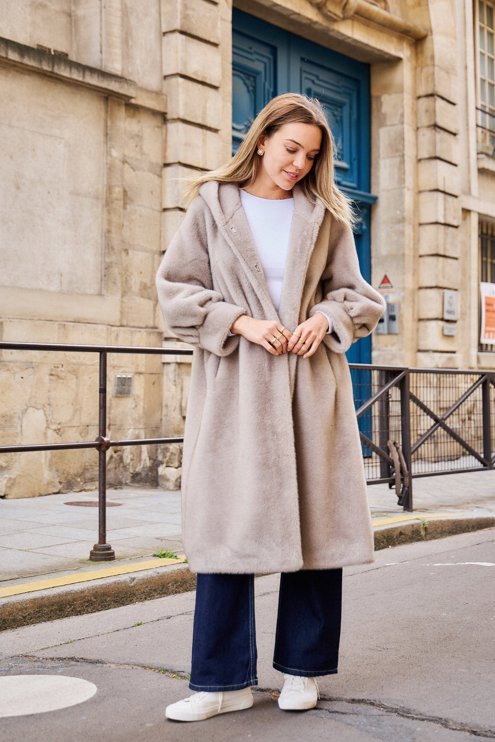 Trench Coat Manteau Bébé Fille H&m Manteau Capuche Fourrure