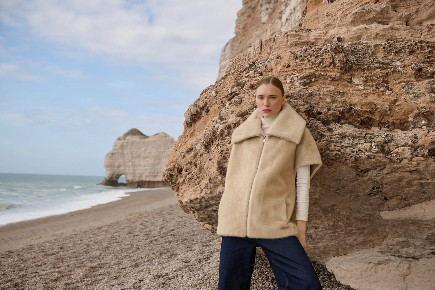 Gilets en fausse fourrure