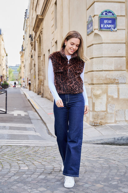 Leopard Fonce