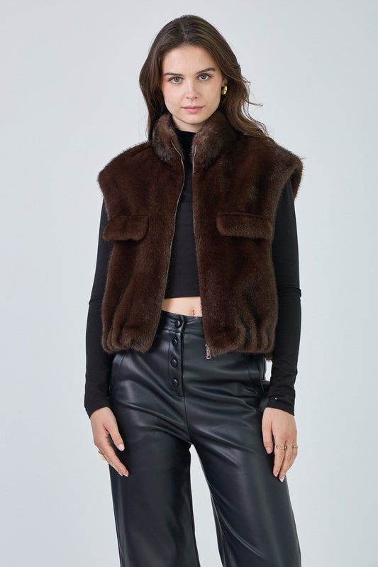 Châle En Fausse Fourrure Sans Manches Jovono - Taille Unique, Pour Femmes, Soirée, Mariage Chale Mariage Châle En Fausse Fourrure Sans Manches Jovono - Taille Unique, Pour Femmes, Soirée, Mariage Chale Mariage