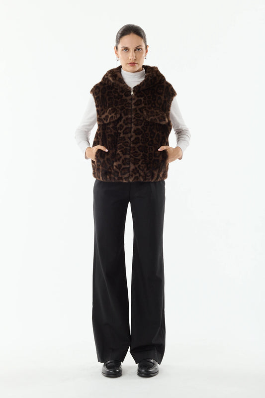 Leopard Fonce