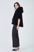 LEONIE - Faux fur cape