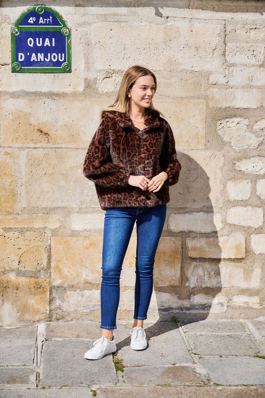 Leopard Fonce