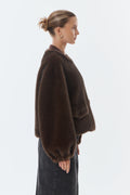 SYDNEY - Veste en fausse fourrure