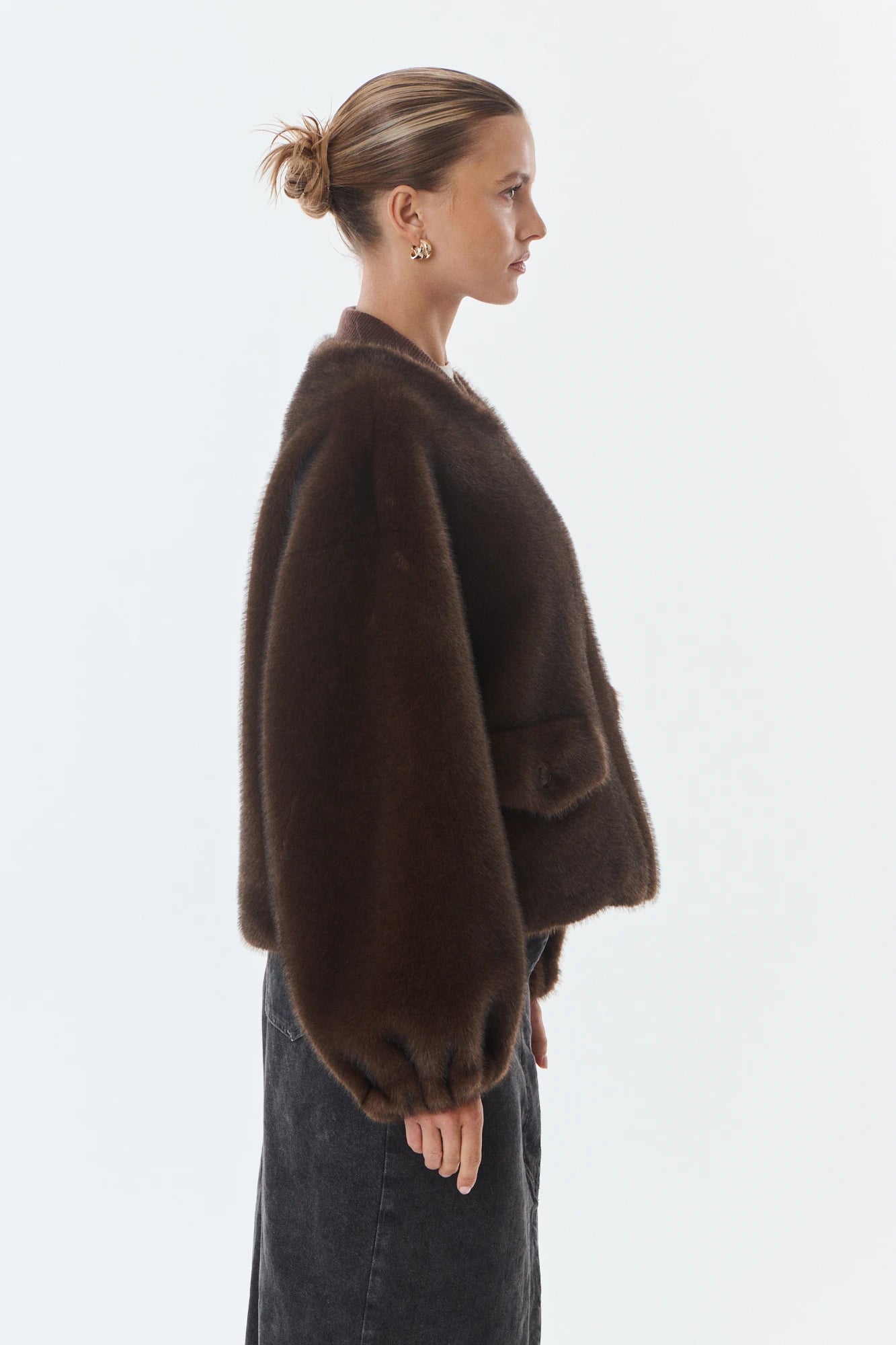 SYDNEY - Veste en fausse fourrure