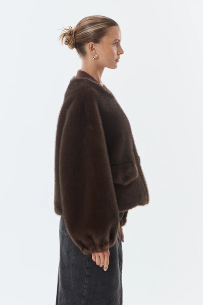 SYDNEY - Veste en fausse fourrure
